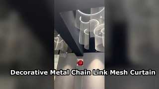 Aluminum Chain Link Decorative Wire Mesh