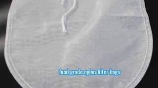 Food Grade 5 10 20 25 40 70 90 150 400 500 Micron 60 Mesh Cloth Fabric Nylon Filter Bags for Oil Che