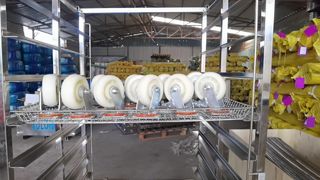 Heavy loading weight stainless steel trolley with trays!