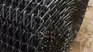 Wire mesh conveyor belt used for shot blasting machine