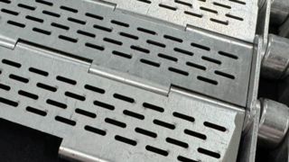 Metal Plate Conveyor Belt with Hole for Oven Bakery Annealing Furnace Tunnel  Cooling