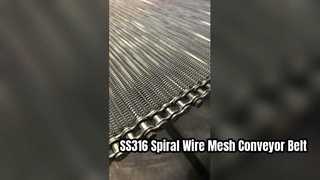 SS304 Balanced Weave Wire Mesh Conveyor Belt