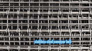 Food Grade Stainless Steel 304 Metal Wire Mesh Eye Link Conveyor Belt for Biscuit Oven Bakery Anneal