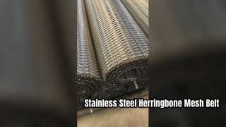 Stainless Steel Herringbone Conveyor Belt