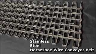 Stainless Steel 304 Flat Wire Conveyor Belt Honeycomb Mesh Belt