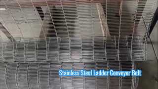 316 304 Stainless Steel Flexible Wire Mesh Conveyor Belt for Food Baking & Processing