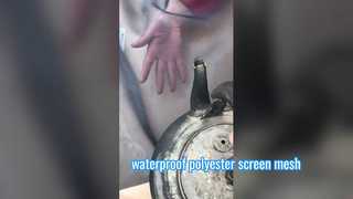 Waterproof 65 Micron Black Color Polyester Screen Mesh