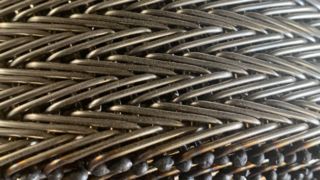 304 Metal Heat Resistant High Temperature Bakery Conveyor Herringbone Wire Mesh Bisc