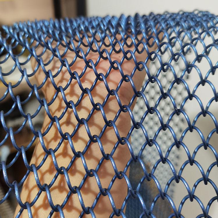 Professional Gold Color Decorative Metal Chain Link Coil Drapery Mesh ...