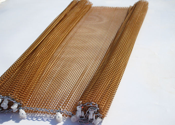 Good price 1mm Architectural Metal Mesh Curtain Room Dividers Partition Separator online