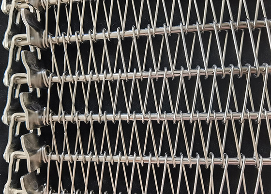 Good price 1.6m Width Food Grade Wire Mesh Belt For Frozen Food Industries online