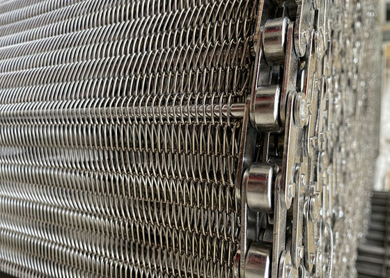 Good price 304 Stainless Steel Wire Mesh Conveyor Belt For Food Annealing Furnace online