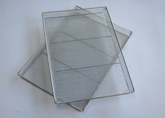Good price 5mm 6mm Outer Diameter Ss Wire Mesh Tray Baking Drying Bbq online