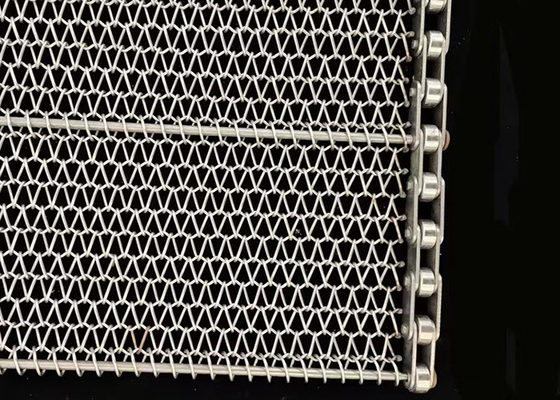 1mm Wire Mesh Conveyor Belt Stainless Steel Balanced Weave Spiral For Baking