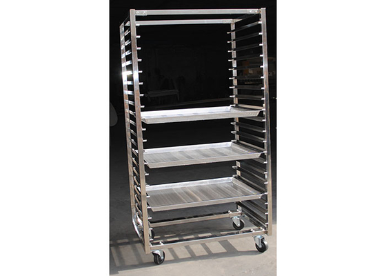 Good price Custom Aluminium Alloy Bakery Rack Trolley 15 16 20 35 38 Tier online