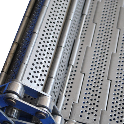 Good price Corrosion Proof Stainless Steel Punch Plate Converyoe Belt For Cheese Production online