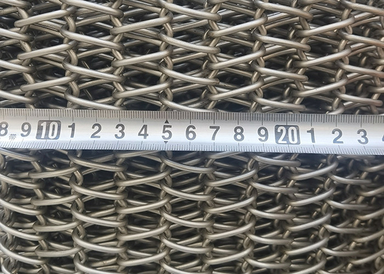 Good price Stainless Steel 2080 Spiral Wire Mesh Conveyor Belt Heat Resistant 1050 Degree online