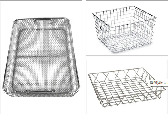 Good price Customized Basket Stainless Steel SUS304 Rod Wire Mesh Basket 1000-2000ml online