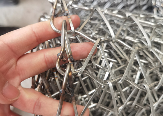 Good price 5.4m Width 304 Stainless Steel Spiral Wire Mesh Conveyor Belt With Welded Ends online