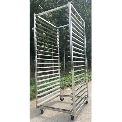 Good price Silver / Black Bakery Stainless Steel Rack Trolley Load Capacity Customizable online