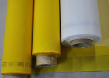 Good price White Screen Printing Mesh , 54 Count Monofilament Polyester Mesh Width Custom online