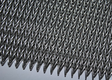 Good price Spiral Stainless Steel Mesh Conveyor Belt For Biscuit Baking , Smooth Surface online