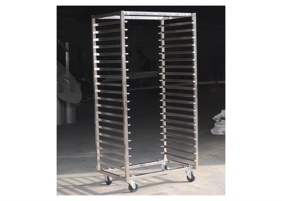 Good price 304 Stainless Acid Resistant Steel Trolley Rack Commercial Cooling Food online
