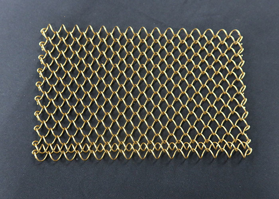 Good price Lightweight 1.2mm Chain Link Curtain Decorative Aluminium Metal For Indoor Ceiling online