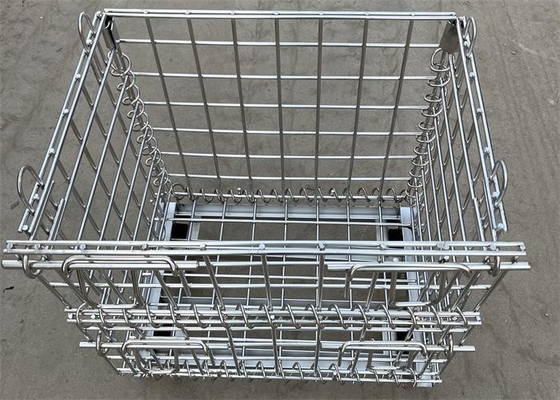 Good price Stackable Wire Mesh Storage Cage Stainless Steel Galvanized Steel Welded Folding Container online
