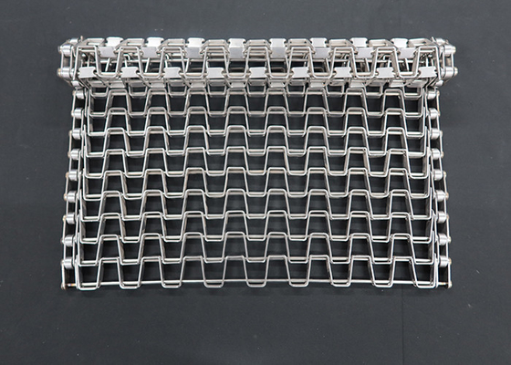 Good price Customized Size Stainless Steel Flat Wire Honeycomb Mesh Conveyor Belt online
