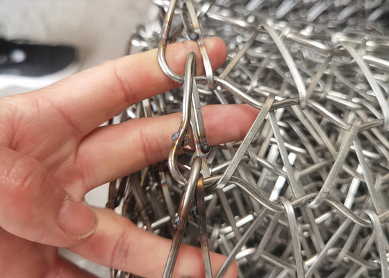 Good price Heat Resistance 5.4 M Wide 304 Stainless Steel Spiral Flat Wire Link Belts For Plywood Veneer Dryer online