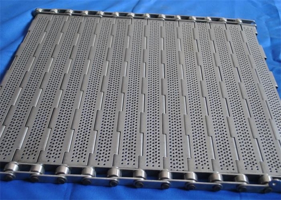 Good price Stainless Steel Perforated Chain Link Plate Conveyor Belt Hinged Plate Mesh Belt online