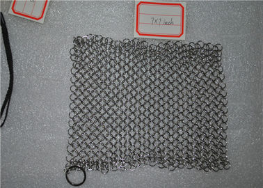 Good price Square Shape Stainless Steel Chainmail Scrubber Non - Toxic For Kitchen online