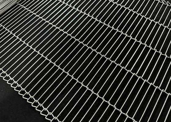 Good price Food Grade Stainless Steel Flexible Flat Enrober Chocolate Ladder Wire Mesh Conveyor Belt For Oven Furnace online