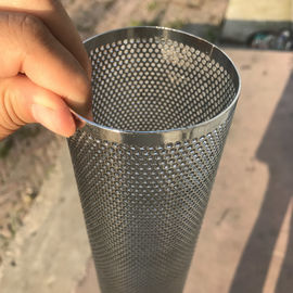 Good price Perforated Mesh Screen Filter Tube Cartridge / Cylindrical Metal Mesh Filter Screen online
