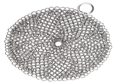 Good price Kitchen Round 316l Chainmail Scrubber For Cast Iron Cookware With No Rust online