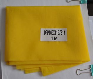 Good price Silk Screen Printing Monofilament Polyester Mesh , 165T -31 Tensile Bolting Cloth Yellow online
