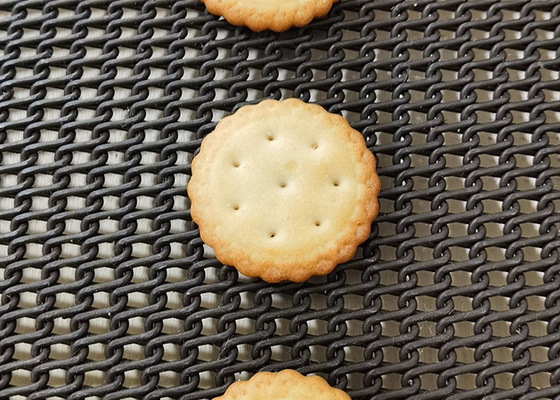 Good price Heat Resistance Ultrathin Carbon Steel Flat Rolled Wire Mesh Baking Conveyor Belt For Biscuit Food Baking online