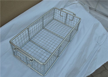 Good price Rugged Stainless Steel Wire Mesh Basket With Moved Handle For Fruit online