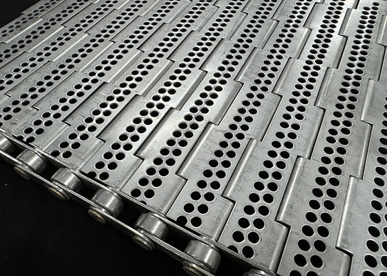 Good price Heat Resistant Stainless Steel Chain Link Plate Conveyor Belt For Bulk Material online