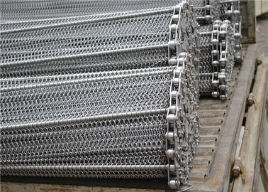 Good price Stainless Steel Mesh Conveyor Belt , Horseshoe Wire Mesh Heat Resistance online