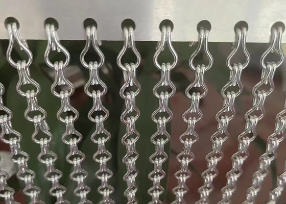 Good price Light Weight Colorful Aluminum Double Hook Fly Screen Mesh Curtain For Room Divider online