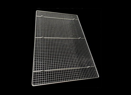 Good price 316 304 Stainless Steel Food Plate Bakery Cooling Drying Oven Kitchen Tray Wire Rack For Meat Beef Jerky Bread online