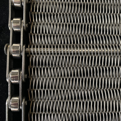 Good price High Bearing Capacity 50-2000kg/m2 Wire Mesh Conveyor Belt Balanced Weave Structure For Heavy Loads online