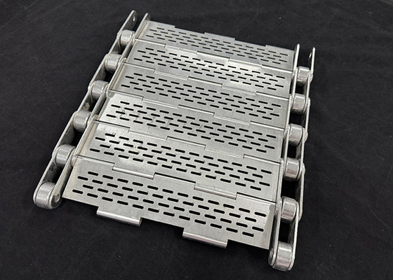 Good price Perforated Plate Link Conveyor Belt With Side Plate / Guard online