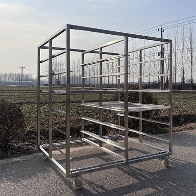 Good price High Working Temperature 30 Trays 304 Stainless Steel Bakery Drying Rack Trolley online