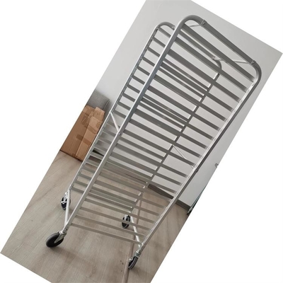 Customzied Commercial Aluminum Alloy Sheet Pan Rack Trolley For 18x26 Inch Sheet Pan Baking Trolley