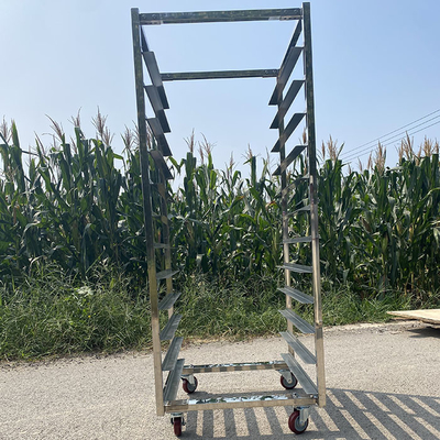 Good price 12 Layer Stainless Steel Oven Bread Baking Pan Tray Trolley Rack online