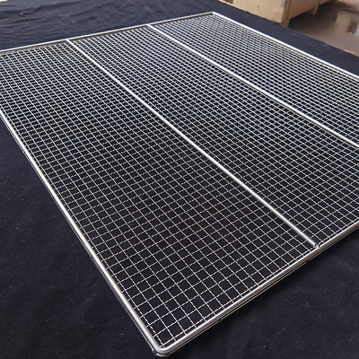 Good price Custom Size SUS 304 Food Cookie Wire Mesh Trays For Oven Baking online