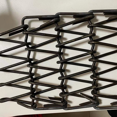 Good price Manganese Steel Wire Mesh Belt For Shot Blast Machine online